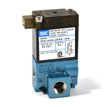 Малые трехлинейные клапаны MAC. Серия 36